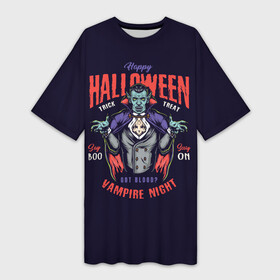 Платье-футболка 3D с принтом Вампир в городе Новоалтайск,  |  | halloween | holiday | pumpkin | samayn | vampire | zombie | вампир | ведьма | вечеринка | день всех святых | зомби | карнавал | маскарад | мертвец | оборотень | привидение | самайн | светильник джека | страшный джек | труп