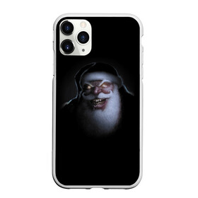 Чехол для iPhone 11 Pro Max матовый с принтом Свирепый кровожадный Санта в городе Новоалтайск, Силикон |  | beard | hype | jaw | moustache | muzzle | new year | saliva | santa klaus | teeth | view | борода | взгляд | дед мороз | зубы | новый год | пасть | слюна | усы | хайп