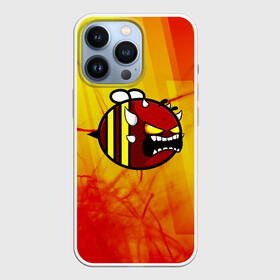 Чехол для iPhone 13 Pro с принтом Geometry Dash | Red Demon в городе Новоалтайск,  |  | 2d | arcade | game | geometry dash | meltdown | red demon | robtop | аркада | геометри даш | геометрическая черточка | геометрический тире | раннер