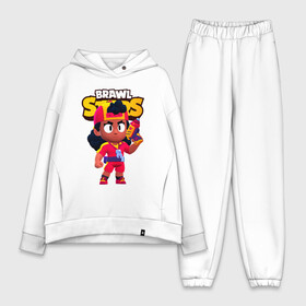 Женский костюм хлопок Oversize с принтом Meg Brawl Stars Мэг в городе Новоалтайск,  |  | brawl | brawl stars | brawlstars | brawl_stars | mec | meg | бравл | бравлстарс | мег | мек | мэг | мэк