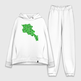 Женский костюм хлопок Oversize с принтом Smile Armenia в городе Новоалтайск,  |  | armenia | smile | арарат | армения | армяне | армянин | арцах | город | горы | ереван | кавказ | карта | народ | орёл | путешествие | саркисян | смайл | ссср | страна | турист | улыбка | флаг