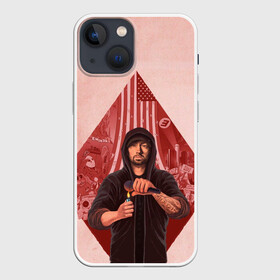 Чехол для iPhone 13 mini с принтом Rap truth в городе Новоалтайск,  |  | eminem | hip hop | rap | rep | исполнители | исполнитель | маршал мэтерс | музыка | реп | эминем | эминэм