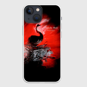 Чехол для iPhone 13 mini с принтом Speak  Spell   Depeche Mode в городе Новоалтайск,  |  | depeche mode | альбом | альтернативный | вестник моды | группа | гусь | депеш мод | депешмод | дэйв гаан | красная | лебедь | мартин гор | музыка | новая волна | рок | синти поп | черная | электроник