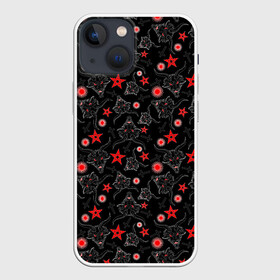 Чехол для iPhone 13 mini с принтом Сатана в городе Новоалтайск,  |  | halloween | holiday | vampire | zombie | бафомет | вампир | ведьма | день всех святых | дьявол | зомби | карнавал | маскарад | мертвец | оборотень | привидение | самайн | сатана | светильник джека | страшный джек