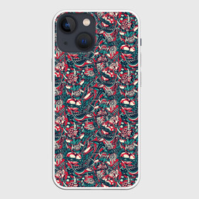 Чехол для iPhone 13 mini с принтом Happy Halloween в городе Новоалтайск,  |  | halloween | holiday | vampire | zombie | вампир | ведьма | вечеринка | демоны | день всех святых | зомби | карнавал | кинжал | маскарад | мертвец | оборотень | привидение | светильник джека | страшный джек | тату
