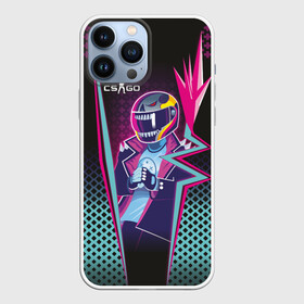 Чехол для iPhone 13 Pro Max с принтом Неоновый гонщик (скин CS:GO) в городе Новоалтайск,  |  | neon racer | ак | игра | неоновый гонщик | скин cs:go