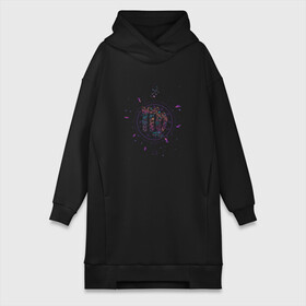 Платье-худи хлопок с принтом Floral Virgo Дева из цветов в городе Новоалтайск,  |  | art | flower | flowers | geometric | gradient | space | арт | геометрия | гороскоп | градиент | графика | иллюстрация | космос | меркурий | минимализм | мистика | мистицизм | подарок деве | созвездие | созвездия | флора