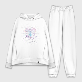 Женский костюм хлопок Oversize с принтом Floral Aries Овен из Цветов в городе Новоалтайск,  |  | art | flora | flower | flowers | geometric | gradient | mars | space | venus | арт | венера | геометрия | гороскоп | градиент | графика | иллюстрация | космос | марс | минимализм | мистика | подарок овену | созвездие | созвездия