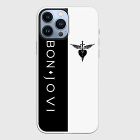 Чехол для iPhone 13 Pro Max с принтом BON JOVI BLACK WHITE в городе Новоалтайск,  |  | Тематика изображения на принте: bon jovi | have a nice day | john | альбом | арена | бон | бон джови | глэм | группа | джови | джон | метал | музыка | надпись | песни | поп | попрок | рок | рокер | смайл | солист | софт | стена | хард | хеви | хевиметал