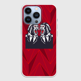 Чехол для iPhone 13 Pro с принтом Злые обезьяны в костюмах в городе Новоалтайск,  |  | monkey | гориллы | обезьяны | планета обезьян | человек   обезьяна