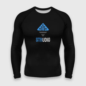 Мужской рашгард 3D с принтом Strudio logo(color) в городе Новоалтайск,  |  | kingdoms life | strudio | игры | пиксели | простота | стратегии