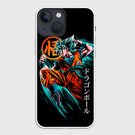 Чехол для iPhone 13 mini с принтом Сон Гоку, Dragon Ball в городе Новоалтайск,  |  | anime | dragon ball | dragon ball z | goku | аниме | драконий жемчуг | жемчуг дракона | манга | сайян | сон гоку