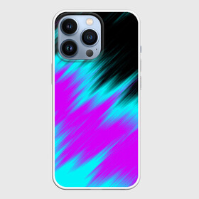 Чехол для iPhone 13 Pro с принтом НЕОНОВЫЕ ПОЛОСЫ И НИЧЕГО ЛИШНЕГО   NEON STRIPES в городе Новоалтайск,  |  | Тематика изображения на принте: abstraction | geometry | hexagon | neon | paints | stripes | texture | triangle | абстракция | брызги | геометрия | краски | неон | соты | текстура
