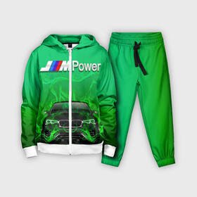 Детский костюм 3D с принтом BMW GREEN STYLE в городе Новоалтайск,  |  | auto | bmw | car | cool | fire | flame | germany | green | horse | авто | бмв | бумер | бэха | германия | зеленый | машина | немец | огонь | тачки