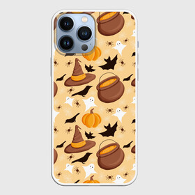 Чехол для iPhone 13 Pro Max с принтом Хеллоуин у ведьмы в городе Новоалтайск,  |  | Тематика изображения на принте: ведьма | котел | праздники | привидение | хеллоуин
