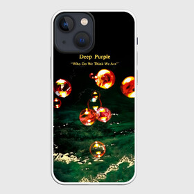 Чехол для iPhone 13 mini с принтом Who Do We Think We Are   Deep Purple в городе Новоалтайск,  |  | deep purple | альбом | гловер | группа | дееп | деп | ди | дип перпл | диперпл | дипперпл | иэн гиллан | иэн пэйс | лого | логотип | метал | морс | пепл | прогрессивный | психоделический | рок | символ | хард