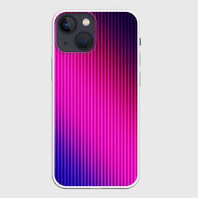 Чехол для iPhone 13 mini с принтом Фиолетово малиновый градиент в городе Новоалтайск,  |  | градиент | малиновый | модный | полосатый | современный | фиолетовый