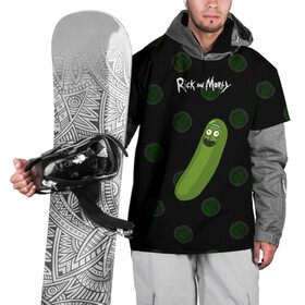 Накидка на куртку 3D с принтом Rick Pickle в городе Новоалтайск, 100% полиэстер |  | Тематика изображения на принте: morty | pickle | ram | randm | rick | rick and morty | злой морти | злой рик | морти | мультфильмы | огурец | портал рик и морти | рик | рик и морти | рик огурец | рик огурчик | сыендук