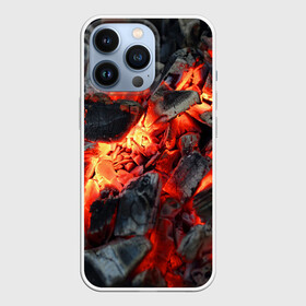 Чехол для iPhone 13 Pro с принтом Древесные угли в городе Новоалтайск,  |  | Тематика изображения на принте: ash | bonfire | coals | fire | heat | nature | smoldering | tourism | woody | древесные | жар | костер | огонь | пепел | природа | тлеющие | туризм | угли