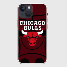 Чехол для iPhone 13 mini с принтом CHICAGO BULLS | ЧИКАГО БУЛЛС НА ФОНЕ в городе Новоалтайск,  |  | 23 | bulls | chicago bulls | jordan | logo | michael jordan | nba | paris saint germain | psg | red | sport | быки | джордан | лого | майкл джордан | псж | спорт | чикаго буллс