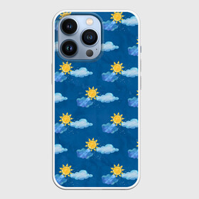 Чехол для iPhone 13 Pro с принтом Облака и солнце в городе Новоалтайск,  |  | Тематика изображения на принте: весна | лето | небо | облоко | осень | погода | прогноз | солнце