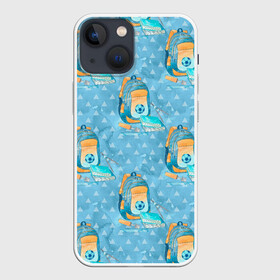 Чехол для iPhone 13 mini с принтом Школьник   футболист в городе Новоалтайск,  |  | 1 сентября | спорт | футбол | футболист | школа | школьник