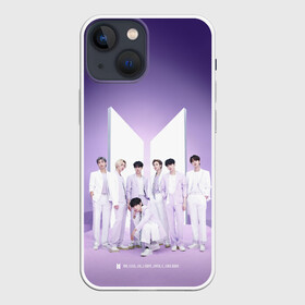 Чехол для iPhone 13 mini с принтом BTS. Purple в городе Новоалтайск,  |  | army | bangtan | beyond | boys | bts | j hope | jimin | jin | jungkook | k pop | rm | scene | suga | the | ttdbts | v | армия | арэма | бтс | ви | джей хоупа | джонгук | сюги | чимина | чина | чонгука
