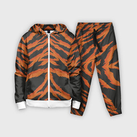 Детский костюм 3D с принтом Шкура тигра оранжевая в городе Новоалтайск,  |  | tiger | tiger fur | tiger hide | tiger texture | текстура тигра | тигр | тигровая