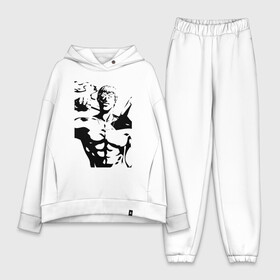 Женский костюм хлопок Oversize с принтом Onibaku Teacher в городе Новоалтайск,  |  | eikichi | great teacher | karate | manga | onibaku | onizuka | school | teacher | ейкити | каратэ | ктутой учитель | манга | онибаку | онидзука | учитель | школа