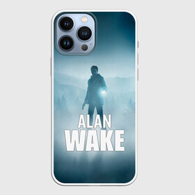 Чехол для iPhone 13 Pro Max с принтом Alan Wake Video Game Art в городе Новоалтайск,  |  | Тематика изображения на принте: action | adventure | alan | entertainment | game | horror | remedy | survival | videogame | wake | алан | брайт | игра | лес | ночь | триллер | уэйк | фоллс | фонарик | хоррор | экшн