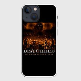 Чехол для iPhone 13 mini с принтом Live  Indestructible в городе Новоалтайск,  |  | disturbed | альтернативный | встревоженные | группа | джон мойер | дистербд | дистербед | дэвид дрейман | дэн дониган | майк венгрен | метал | ню | нюметал | рок | хеви | хевиметал