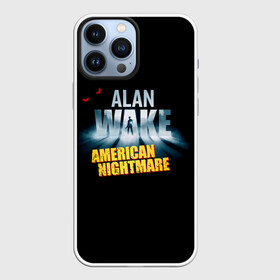 Чехол для iPhone 13 Pro Max с принтом Alan Wake триллер в городе Новоалтайск,  |  | alan wake | брайтфоллс | компьютерная игра | тёмная сущьность | триллер | экшен