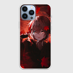Чехол для iPhone 13 Pro Max с принтом Кадзуха в кленовых листьях в городе Новоалтайск,  |  | Тематика изображения на принте: action | anemo | game | genshin impact | kaedehara | kazuha | rpg | анемо | аниме | геншин импакт | геншин удар | игра | кадзуха | казуха | мир | молитва