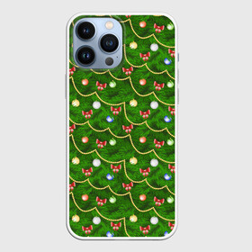 Чехол для iPhone 13 Pro Max с принтом Новогодняя Ёлка с Игрушками в городе Новоалтайск,  |  | Тематика изображения на принте: christmas | merry christmas | santa claus | дед мороз | ёлка | елочные шары | игрушки | новый год | подарки | праздник | с новым годом | сантаклаус | снегурочка | украшения