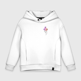 Детское худи Oversize хлопок с принтом Flowers Gemini в городе Новоалтайск, френч-терри — 70% хлопок, 30% полиэстер. Мягкий теплый начес внутри —100% хлопок | боковые карманы, эластичные манжеты и нижняя кромка, капюшон на магнитной кнопке | gemini | zodiac | астрология | близнецы | гороскоп | гороскопы | зз | знаки зодиака | зодиак