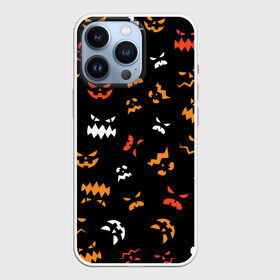 Чехол для iPhone 13 Pro с принтом Разный тыквенсон в городе Новоалтайск,  |  | Тематика изображения на принте: арт | иллюстрация | смайлик | тыква