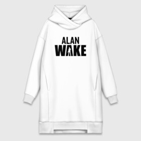 Платье-худи хлопок с принтом Alan Wake  Алан Уэйк в городе Новоалтайск,  |  | alan wake | алан уэйк | игра | экшен триллер