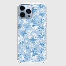 Чехол для iPhone 13 Pro Max с принтом Морозец в городе Новоалтайск,  |  | Тематика изображения на принте: merry christmas | дед мороз | ёлка | зима | мороз | новый год | подарок | праздник | рождество | с новым годом | сантаклаус | снег | снеговик | снегурочка | снежинки | снежные узоры | узоры