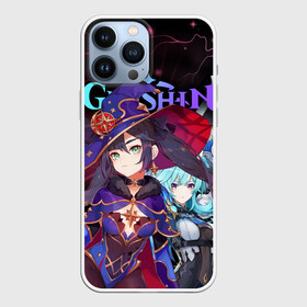 Чехол для iPhone 13 Pro Max с принтом Мона и Эола, Genshin Impact в городе Новоалтайск,  |  | eula | genshin impact | mona | геншин импакт | гидро | игры | крио | мона | персонажи | электро | эола