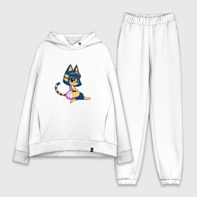 Женский костюм хлопок Oversize с принтом ankha в городе Новоалтайск,  |  | 2021 | ankha | анкх | анкха | египетская | египетская кошка | египетская сила | мем | мумия | сфинкс