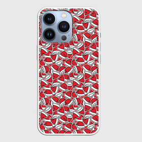 Чехол для iPhone 13 Pro с принтом Шапки в городе Новоалтайск,  |  | christmas | merry christmas | santa claus | дед мороз | ёлка | зима | мороз | новый год | подарок | праздник | рождество | с новым годом | сантаклаус | снегурочка | снежинки | шапки