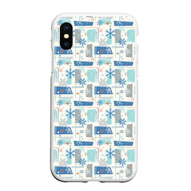 Чехол для iPhone XS Max матовый с принтом Зимний Дизайн в городе Новоалтайск, Силикон | Область печати: задняя сторона чехла, без боковых панелей | Тематика изображения на принте: merry christmas | дед мороз | ёлка | зима | мороз | новый год | подарок | праздник | рождество | с новым годом | сантаклаус | снег | снеговик | снегурочка | снежинки | снежные узоры | узоры