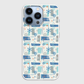 Чехол для iPhone 13 Pro с принтом Зимний Дизайн в городе Новоалтайск,  |  | Тематика изображения на принте: merry christmas | дед мороз | ёлка | зима | мороз | новый год | подарок | праздник | рождество | с новым годом | сантаклаус | снег | снеговик | снегурочка | снежинки | снежные узоры | узоры
