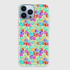 Чехол для iPhone 13 Pro Max с принтом Новогодние Игрушки и Подарки в городе Новоалтайск,  |  | Тематика изображения на принте: christmas | merry christmas | дед мороз | ёлка | елочные шары | игрушки | новый год | подарок | праздник | рождество | с новым годом | сантаклаус | снежинки | украшения