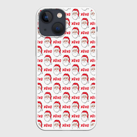 Чехол для iPhone 13 mini с принтом Хо Хо в городе Новоалтайск,  |  | christmas | merry christmas | santa claus | дед мороз | ёлка | зима | мороз | новый год | подарок | праздник | рождество | с новым годом | сантаклаус | снегурочка | снежинки
