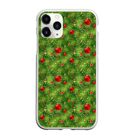 Чехол для iPhone 11 Pro Max матовый с принтом Зелёная Ёлка в городе Новоалтайск, Силикон |  | christmas | merry christmas | santa claus | дед мороз | ёлка | елочные шары | игрушки | новый год | подарки | праздник | с новым годом | санта клаус | снегурочка | украшения