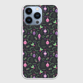 Чехол для iPhone 13 Pro с принтом Новогоднее Украшение для Ёлки в городе Новоалтайск,  |  | christmas | merry christmas | santa claus | дед мороз | ёлка | елочные шары | игрушки | новый год | подарки | праздник | с новым годом | санта клаус | снегурочка | украшения