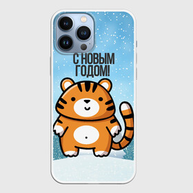 Чехол для iPhone 13 Pro Max с принтом Тигренок с Новым годом в городе Новоалтайск,  |  | 2022 | год тигра | новый год | новый год 2022 | символ года | тигр | тигренок | тигрица | тигры