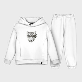 Детский костюм хлопок Oversize с принтом Тигр. Верь в свою силу в городе Новоалтайск,  |  | Тематика изображения на принте: tiger | в шапке | год тигра | голова | кошка | крутой | надпись | тигр | тигренок | хипстер | цитата