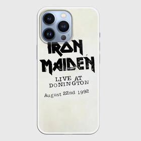 Чехол для iPhone 13 Pro с принтом Live at Donington   Iron Maiden в городе Новоалтайск,  |  | iron maiden | адриан смит | айран | айрон | группа | дэйв мюррей | железная дева | ирон | майден | мейд | мейден | метал | мрачный | музыка | песни | рок | стив харрис | тяжелый | хеви | хевиметал
